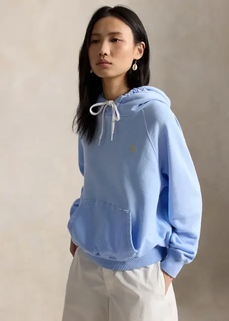 Ralph Lauren Shrunken Fit Lightweight Fleece Hoodie