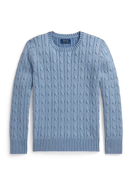Ralph Lauren Cable-Knit Cotton Sweater