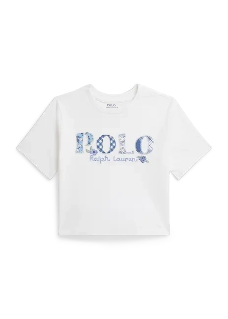 Ralph Lauren Logo Cotton Jersey Boxy Tee