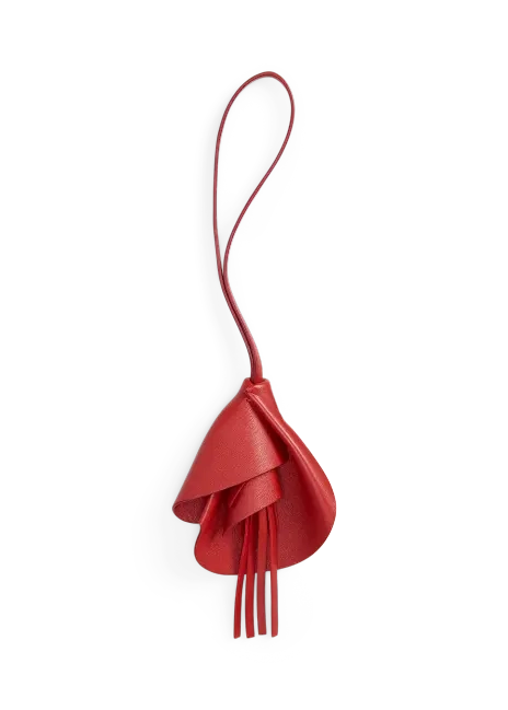 Ralph Lauren Floral Lambskin Bag Charm