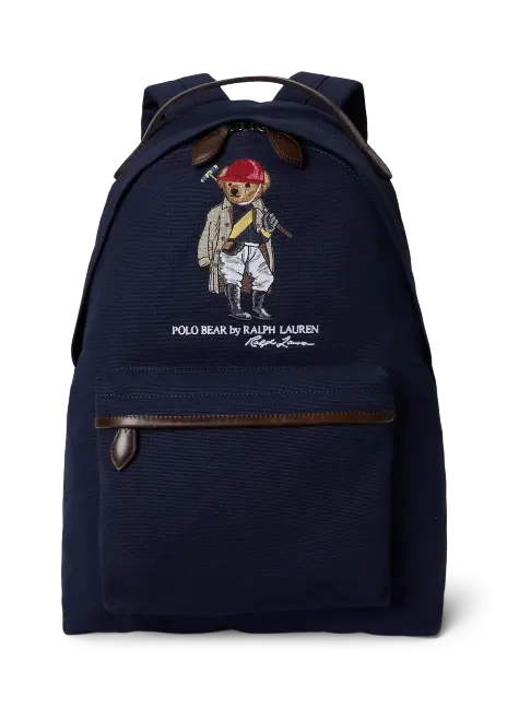 Ralph Lauren Polo Bear Canvas Backpack