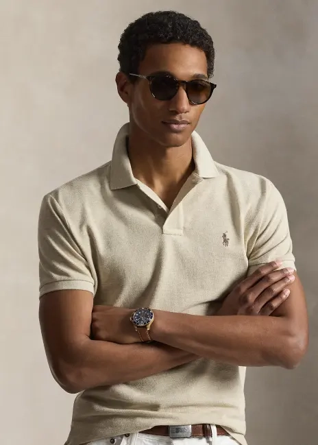 Ralph Lauren The Iconic Custom Slim Fit Mesh Polo