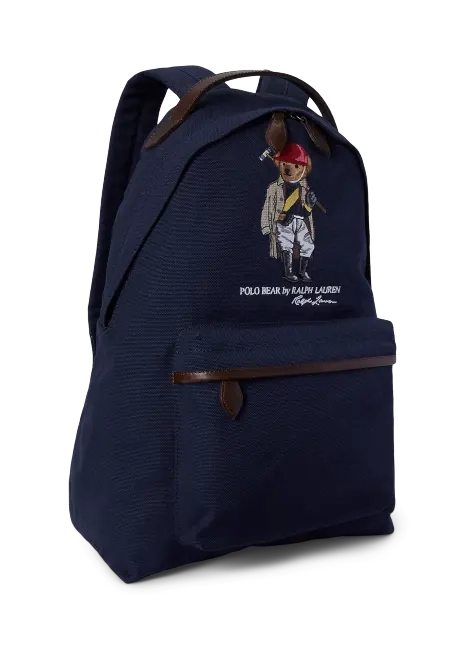Ralph Lauren Polo Bear Canvas Backpack