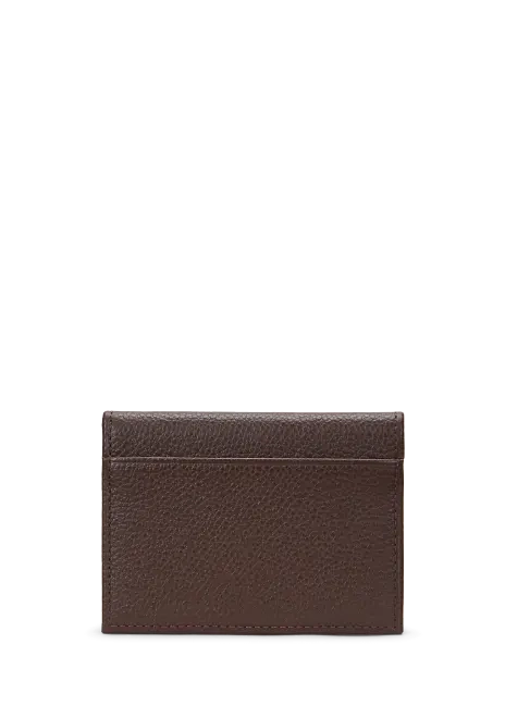 Ralph Lauren Pebbled Leather Folded Card Case