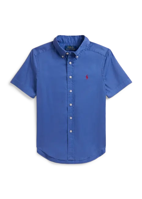 Ralph Lauren Cotton Twill Short-Sleeve Shirt