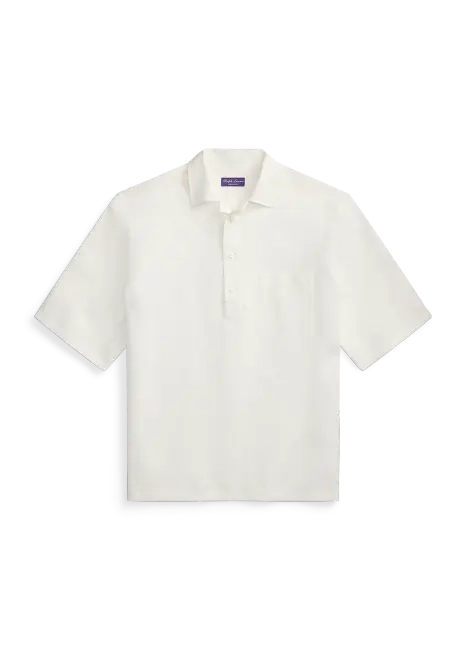 Ralph Lauren Relaxed Fit Linen Popover Shirt