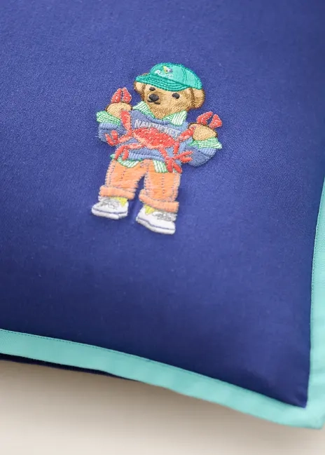 Ralph Lauren Seaside Polo Bear Throw Pillow