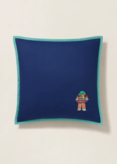Ralph Lauren Seaside Polo Bear Throw Pillow