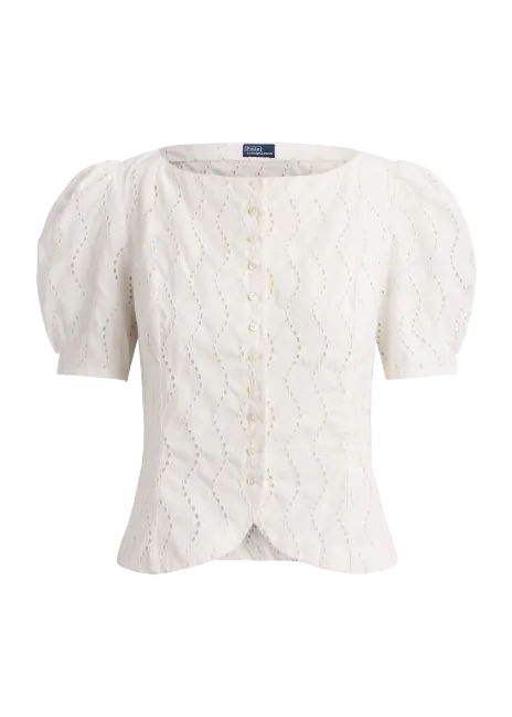 Ralph Lauren Cotton Eyelet Shirt