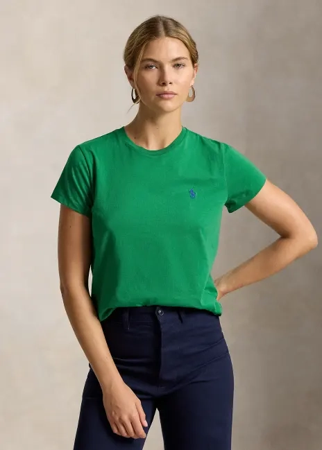 Ralph Lauren Classic Fit Cotton Jersey Crewneck Tee