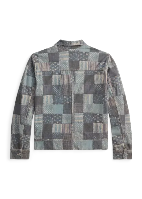 Ralph Lauren Patchwork-Print Jersey Jacket