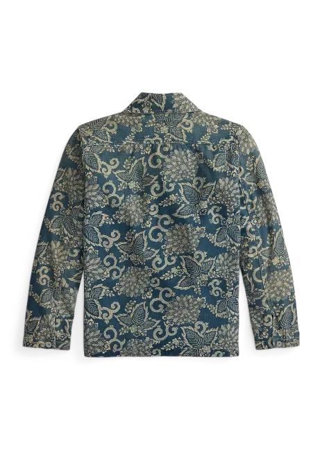 Ralph Lauren Indigo Print Woven Overshirt