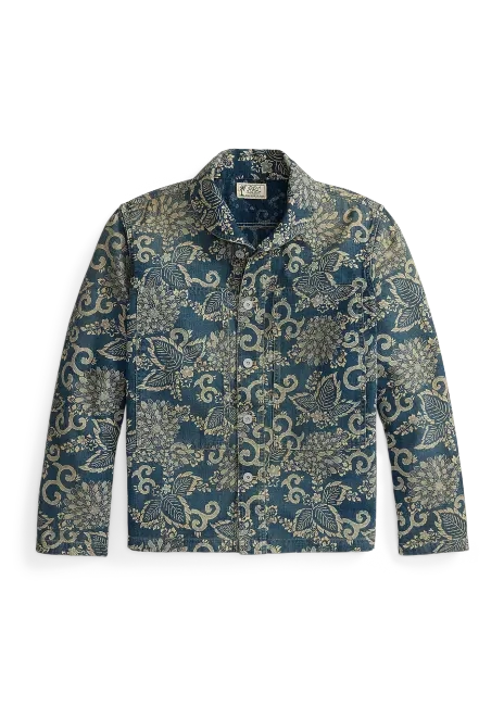 Ralph Lauren Indigo Print Woven Overshirt