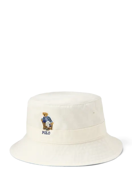 Ralph Lauren Polo Bear Twill Bucket Hat