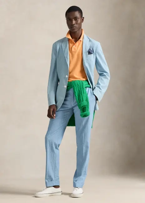 Ralph Lauren Chambray Suit Trouser