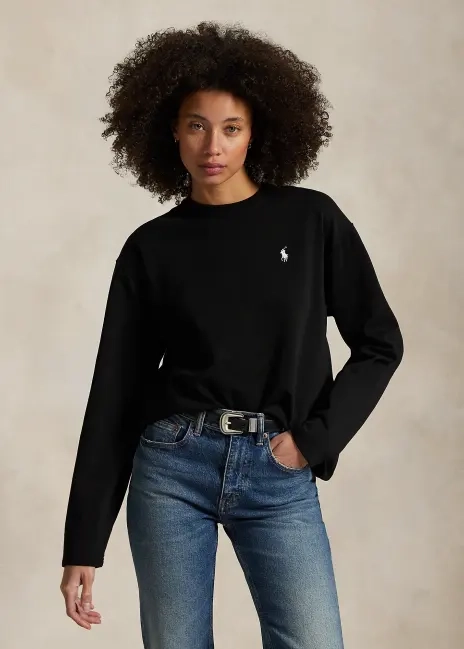 Ralph Lauren Cotton Jersey Long-Sleeve Tee