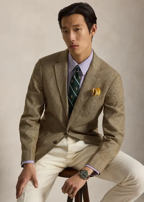 Ralph Lauren Polo Modern Fit Glen Plaid Sport Coat