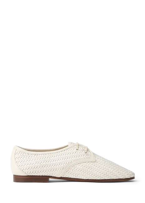 Ralph Lauren Christie Woven Leather Oxford