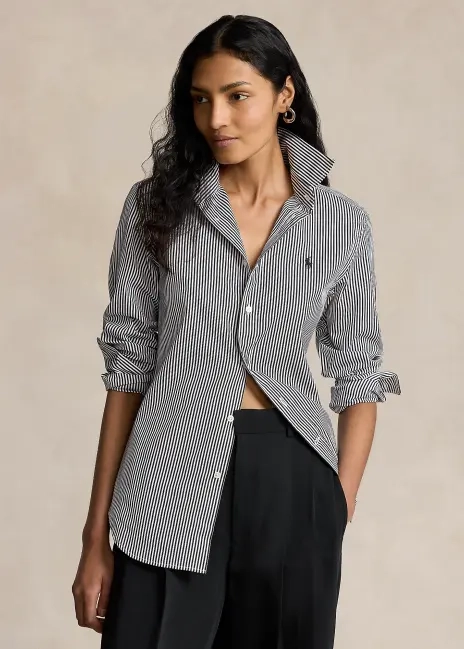 Ralph Lauren Slim Fit Striped Cotton Shirt