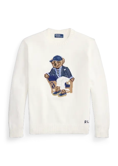 Ralph Lauren Polo Bear Cotton Sweater