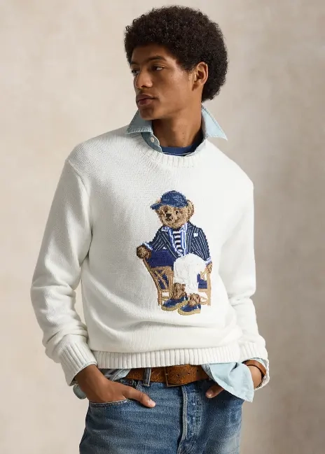 Ralph Lauren Polo Bear Cotton Sweater