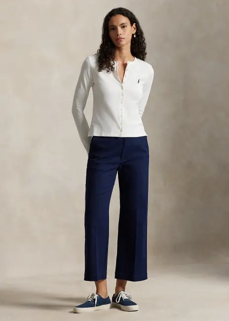 Ralph Lauren Chino Wide-Leg Pant