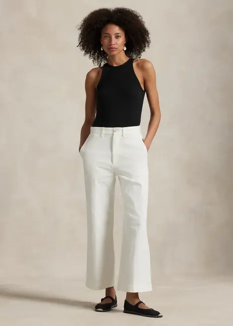 Ralph Lauren Chino Wide-Leg Pant