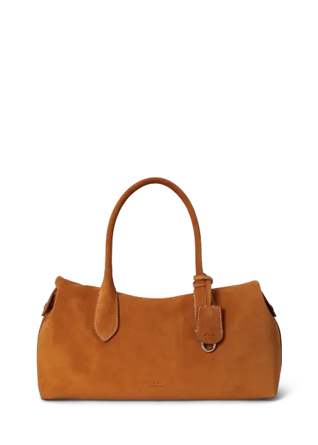 Ralph Lauren Bellport Suede Satchel