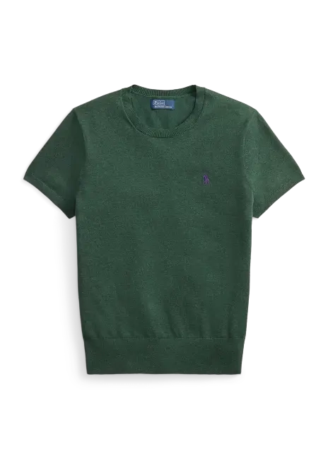 Ralph Lauren Short-Sleeve Crewneck Sweater