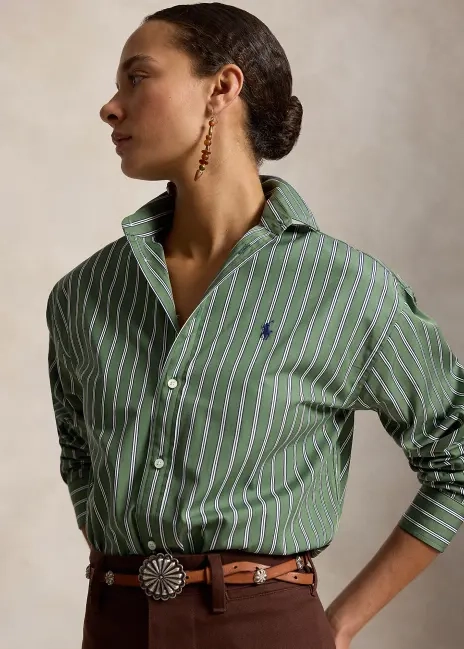 Ralph Lauren Relaxed Fit Striped Cotton Shirt