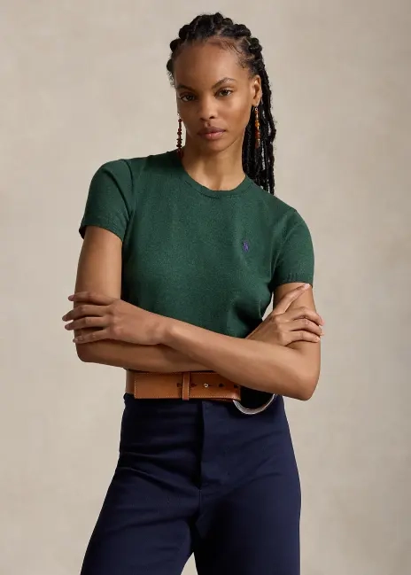 Ralph Lauren Short-Sleeve Crewneck Sweater