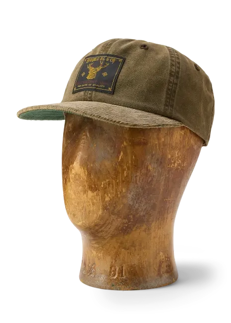 Ralph Lauren Corduroy-Bill Canvas Ball Cap
