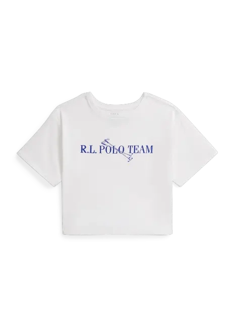 Ralph Lauren Polo Team Cotton Jersey Boxy Tee