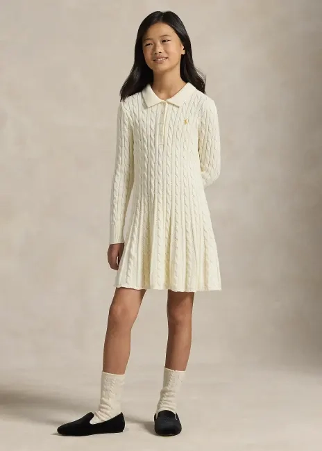Ralph Lauren Cotton Polo Sweater Dress