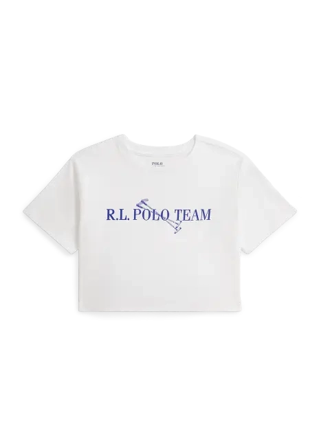 Ralph Lauren Polo Team Cotton Jersey Boxy Tee