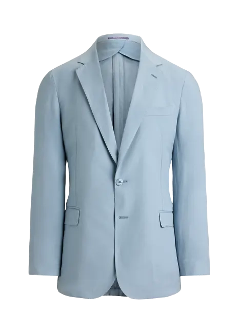 Ralph Lauren Hadley Hand-Tailored Silk-Linen Jacket