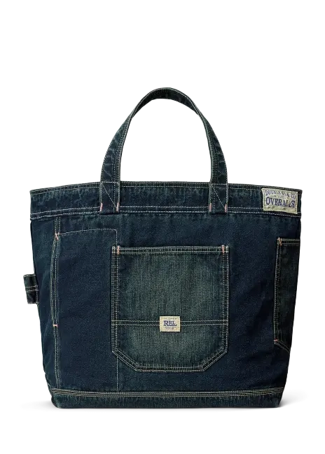 Ralph Lauren Indigo Canvas Tote