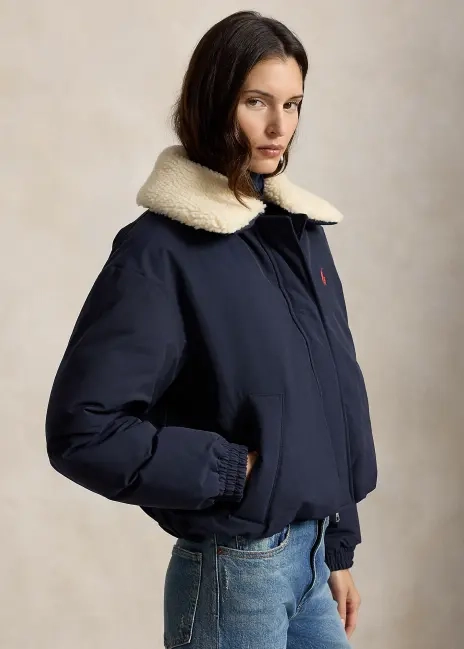Ralph Lauren High-Pile-Collar Down Puffer Jacket