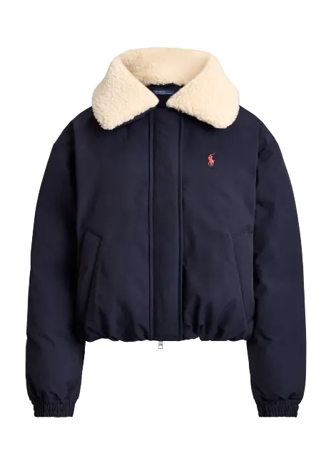 Ralph Lauren High-Pile-Collar Down Puffer Jacket