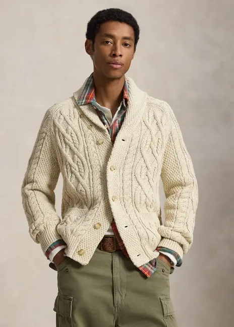 Ralph Lauren Classic Fit Martini Bear Velvet Shirt