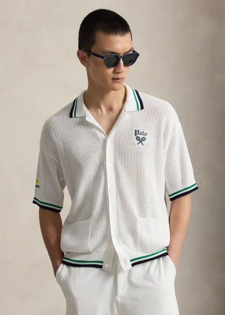 Ralph Lauren US Open Short-Sleeve Cardigan