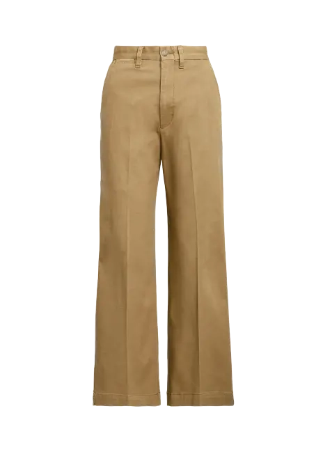 Ralph Lauren Chino Wide-Leg Pant