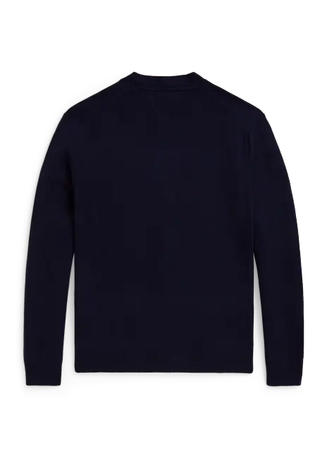Ralph Lauren Logo Wool Cardigan