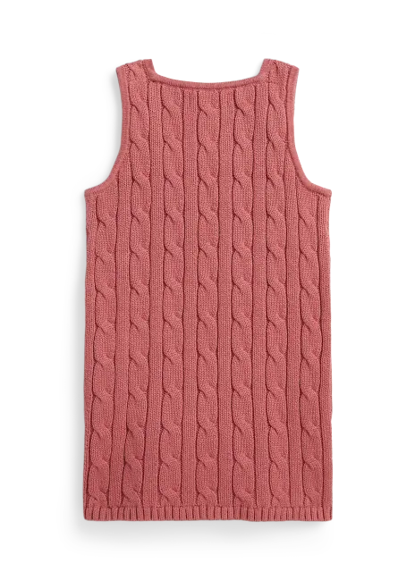 Ralph Lauren Cable-Knit Cotton Dress