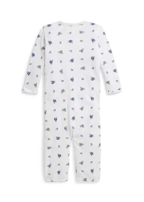 Ralph Lauren Polo Bear Convertible Gown-Coverall