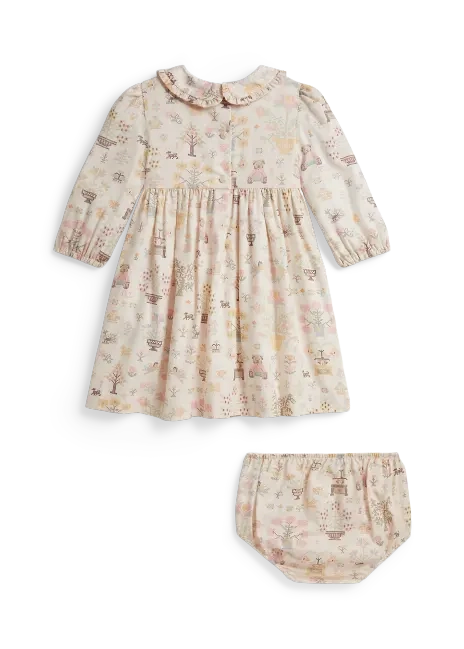 Ralph Lauren Steeplechase Cotton Dress & Bloomer