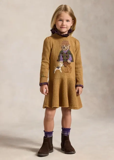 Ralph Lauren Polo Bear Sweater Dress