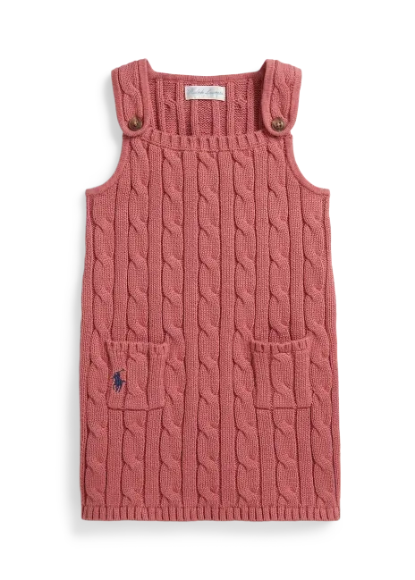 Ralph Lauren Cable-Knit Cotton Dress