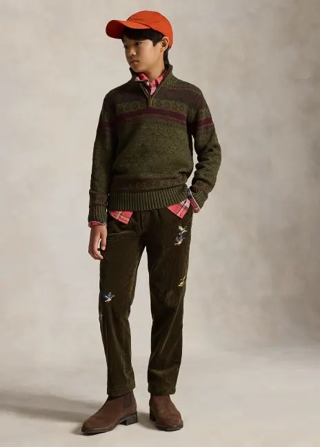 Ralph Lauren Whitman Relaxed Fit Corduroy Pant