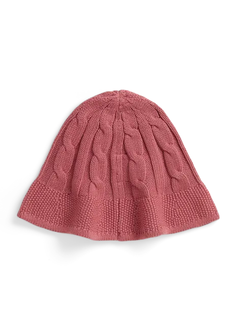 Ralph Lauren Cable-Knit Cotton Bucket Hat